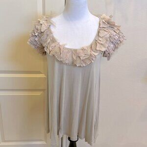 Valentino lace decorative tshirt